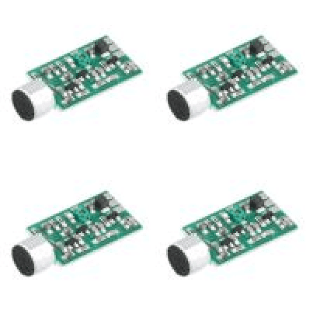 Módulo de captación del transmisor FM V4.0 Mini placa base de micrófono de emisión de micrófono inalámbrico