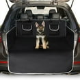 thumbnail image 1 of Trunk Protector, Cargo Liner for Dogs Scratchproof Universal Fit Non-Slip Design Easy to Clean for SUVs Sedans Vans (Black, 185 x 103 cm), 1 of 1