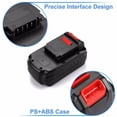 thumbnail image 4 of New 18V 3000mAh Battery for PORTER CABLE PC18B PCC489N PCMVC PCXMVC PC18BLEX PC18SS PC18JR PC18JS PC18FL PCC581B PC18DS, 4 of 6