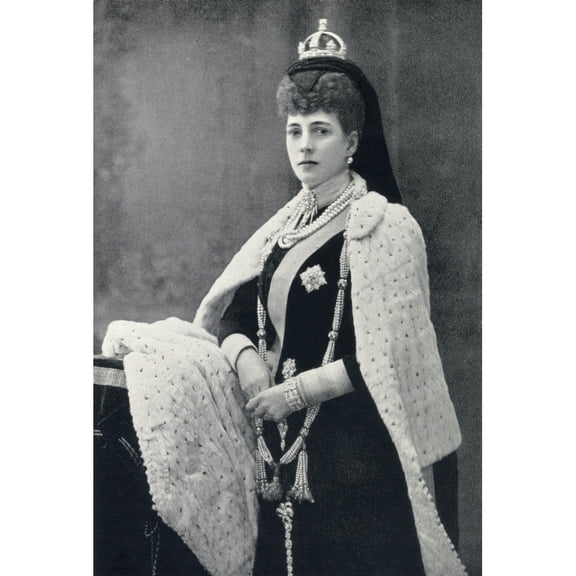 Posterazzi Alexandra of Denmark, 1844 to 1925 Queen of The United Kingdom & The British Dominions & Empress of India From 1901 to 1910 As The Consort of Edward VII From The Book Our Queen