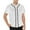 White Black, variant on TOPTIE Men's Baseball Jersey Plain Button Down Shirts Team Sports Uniforms-Red White-M