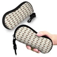 thumbnail image 5 of Zufioo Colorful Armadillos Print Sunglasses Case Tactical Zipper Sunglasses Carrying Case for Men Women, 5 of 6