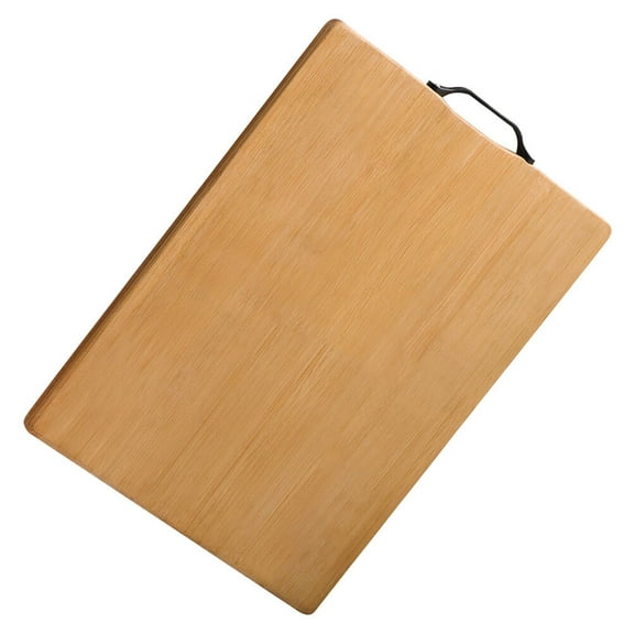 YOSADIER 1Pcs Khaki Rectangular Bamboo Cutting Board for Non-Stick Rolling Noodles and Chopping Bones 35.4*9.8in
