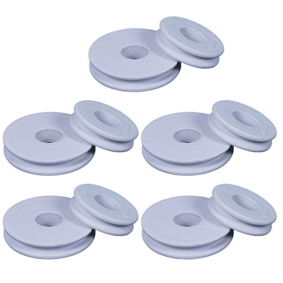 Mosiee 10 Pcs Bobine de Ligne en Mousse 4,5 cm 6 cm 7 cm Grande Taille Facile à Utiliser Plaques Enroulées Colorées Accessoires de Pêche en Plein Air Eva Durable