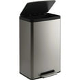 thumbnail image 2 of Kohler 13 Gallon Step Trash Can, Stainless Steel, 2 of 2