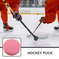 thumbnail image 2 of 2pcs PVC Ice Hockey Pucks Classic Pucks For Training And Practicing Ideal For Indoor And Outdoor Sports Game Tables Equipment Accessories, 2 of 8