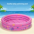 thumbnail image 3 of Neinkie Inflatable Swimming Pool,Inflatable Kiddie Pool, Full-Sized Family Lounge Pool for Kiddie, Kids, Adults, Toddlers, Infant for Ages 3+, Outdoor, Garden, Backyard, 3 of 7
