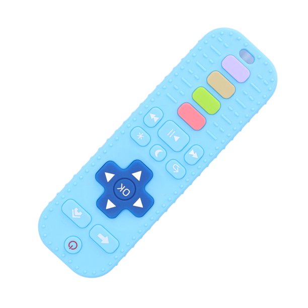 Mordedores con forma de control remoto juguete de dentición para bebés de silicona suave y seguro para bebés para uso diario ANGGREK Otros