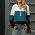 thumbnail image 7 of Oplxuo 2025 Fall Womens Hoodies Oversized Casual Fashion Sweaters Long Sleeve V Neck Knit Pullover Tops, 7 of 7