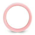 thumbnail image 2 of Ceramic Pink Grooved 8mm Polished Band Ring Size 5 Ring for Women and Men, 2 of 4
