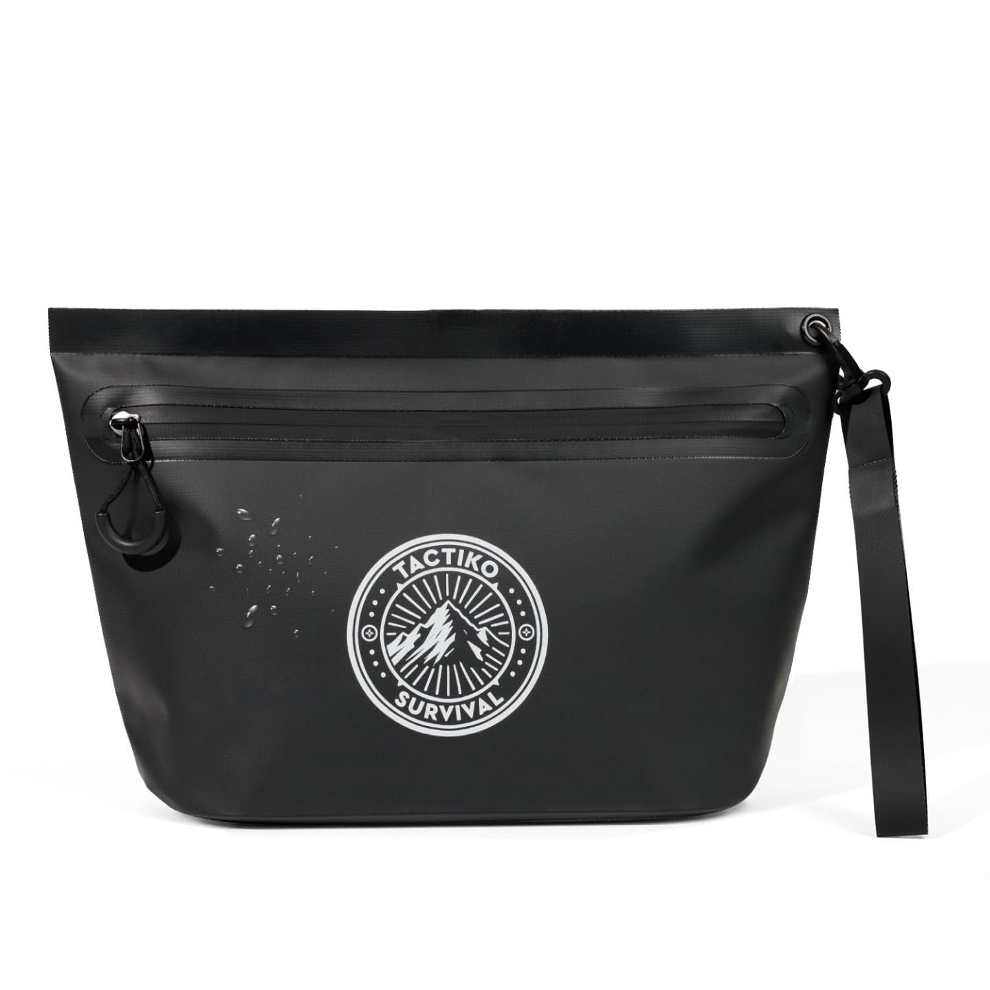 Tactiko Heavy-Duty 2L Splash Water Resistant Zipper Pouch - Organizer for Dry Bags, Travel Bags - Protection from Sand, Mud, Rain - Outdoor, Survival, Camping, Hiking, Beach Vacation Essentials