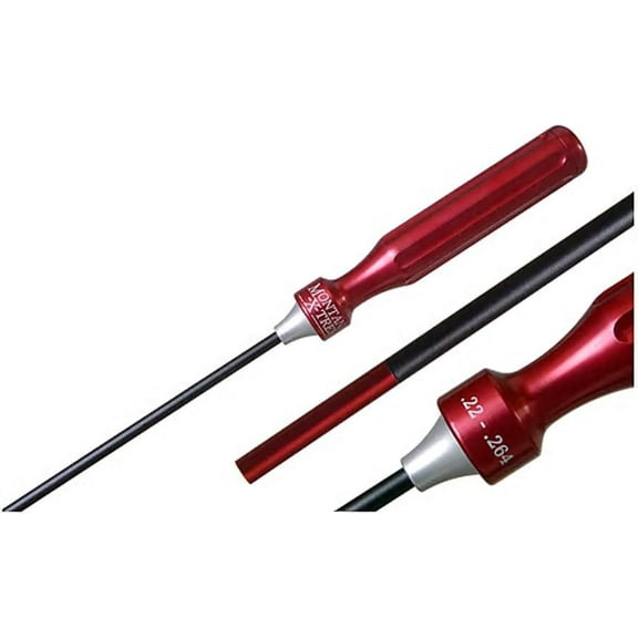 Montana X-Treme (MTX) 1-Piece Gun Cleaning Rod 22 to 26 Caliber 42" Coated Spring Steel 8-32 Female Thread