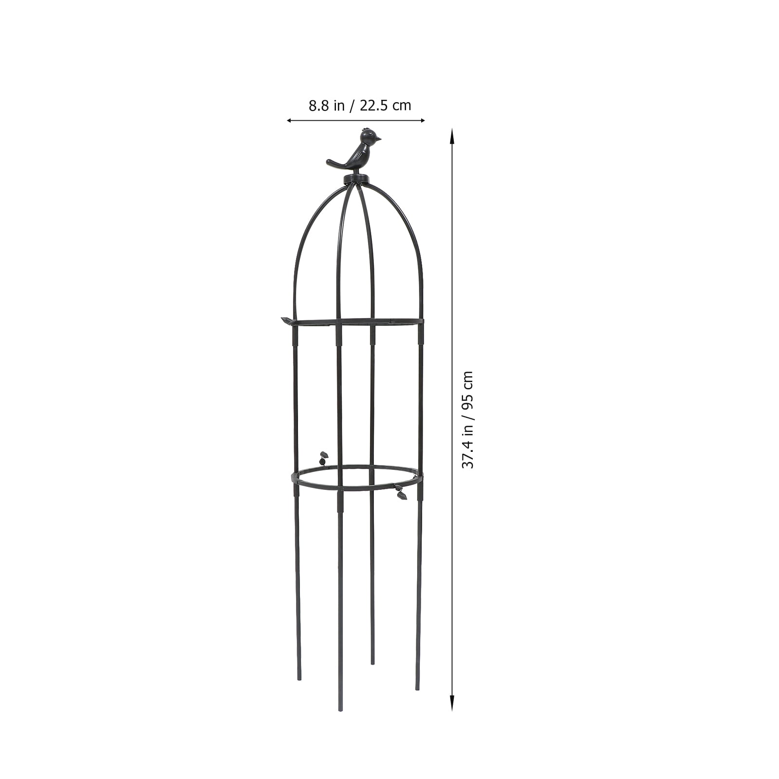 Trellis Plant Climbing Garden Support Cage Frame Flowers Roses Rack Design Vegetable Layer Rattan 2 Plants Vine Vines