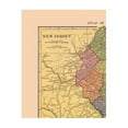 thumbnail image 4 of Historic State Map - New Jersey - Hammond 1910 - Vintage Wall Art, 4 of 4