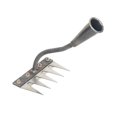thumbnail image 2 of DYNWAVECA Weeding Rake Sturdy Hardened Weeding Tool for Soil Aeration Digging Backyard 5 Tine, 2 of 10