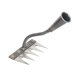 thumbnail image 1 of Rastrillo desmalezador de metal resistente para jardín, herramienta para cultivar, labrar tierra, parterres y jardines. 5 dientes, 1 of 8