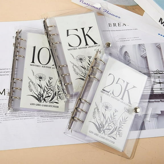 5k/10k/2.5k Savings Challenges Book 12 Month Money Saving Binder 12 Month Savings Challenges Easy and Fun Way to Save