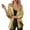 Gold, variant on Hontri Women's Casual Jackets, Women Sequins Blazer Sequin Jacket Casual Long Sleeve Glitter Party Shiny Lapel Rave Outerwear Coat Black Xxl