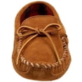 thumbnail image 3 of Minnetonka Men's Double Bottom Fleece Slipper,Brown,13 M US, 3 of 5