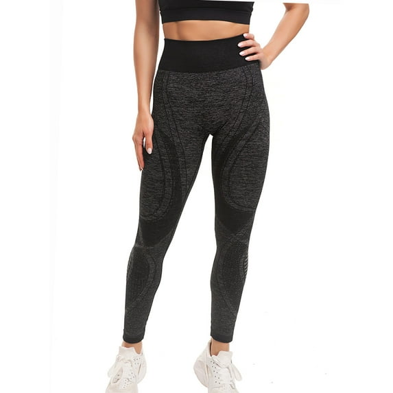 FANNYC Womens High-Waist Yoga Trousers Casual Sportswear Fitness Full-Length Leggings Training Sexy Control Belly Hip-Lifting Biker Pants, ,S-XL,Black/Gray/Red Wine/Camel