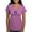 Heather Orchid, variant on CafePress - Delta Tau Delta Purple Stacked Signature T Shirt - Women's V-Neck Dark T-Shirt
