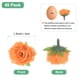 thumbnail image 3 of Uxcell 50 Paquete de Cabezas de Rosas Artificiales 1.2'' Pequeñas Cabezas de Rosa de Seda Falsa para Decoraciones de Ramo de Boda y Fiesta Naranja, 3 of 7