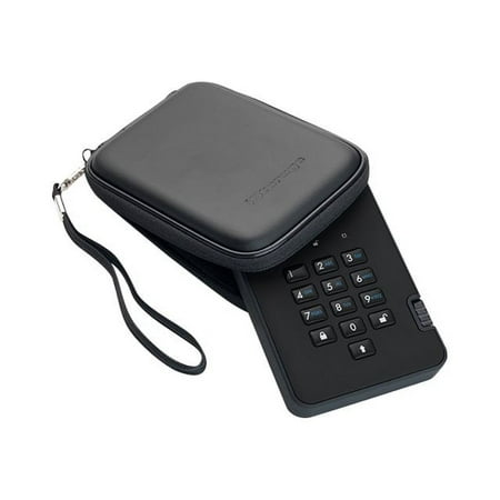 iStorage - diskAshur² 4TB USB 3.2 Gen 1 Portable SSD with Hardware Encryption - Black