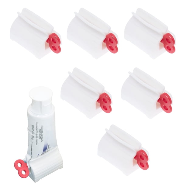 Dispensador de exprimidor de tubo de pasta de dientes, soporte de tubo multifuncional giratorio, baño de asiento de exprimidor de plástico MFZFUKR BST3020538-3