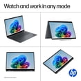 thumbnail image 3 of HP - OmniBook X Flip 2-in-1 - Copilot+ PC - 16" 2K Touch-Screen Laptop - Intel Core Ultra 7 - 16GB Memory - 1TB SSD - Eclipse Gray, 3 of 7
