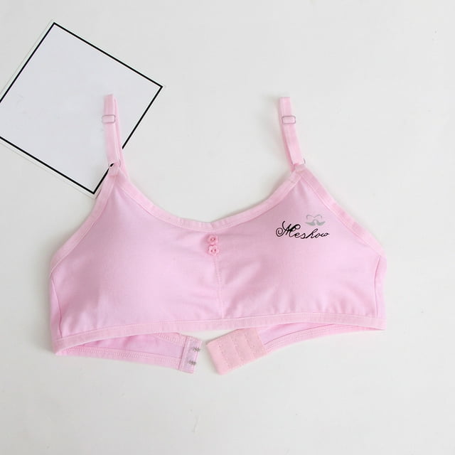 TIMIFIS Girls Padded Training Bra Pack – Crop Cami Training Bras for Girls Seamless Bra Design with Removable Padding Valentine'S Day/Mother'S Day Gift