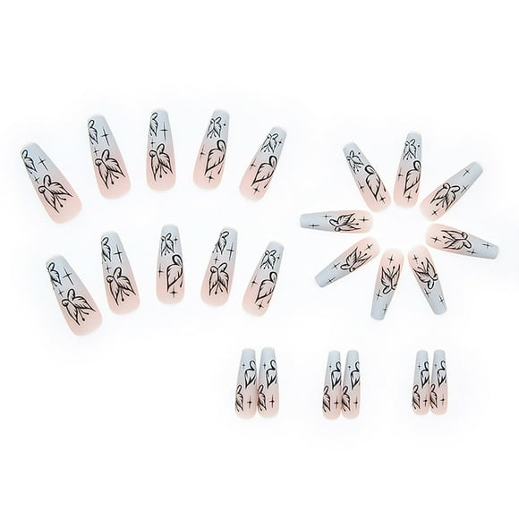 DHARMONAL Full Coverage Nails Ladies And Clear Tips for Acrylic Nails Mix Curved Nail Tips Ballerina Shape Acrylic Practice Hand Tips Acrylic Clear Nails Long Puller for Long Nails