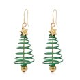 thumbnail image 2 of 8 pares de pendientes navideños para mujer, pendientes navideños navideños, juego de pendientes colgantes, árboles de Navidad, muñeco de nieve, campanas, Papá Noel, 2 of 5