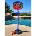 thumbnail image 2 of Adjustable Kids' Basketball Hoop - Indoor/Outdoor Mini Basketball Set for Toddlers, Kids, and Teens - Durable and Safe with Water/Sand Stabilized Base, 2 of 6