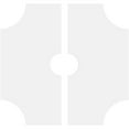 thumbnail image 4 of 22"OD x 4"ID x 7 1/4"C x 1"P Haus Architectural Grade PVC Contemporary Ceiling Medallion, Two Piece, 4 of 11