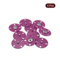 thumbnail image 3 of Unique Bargains 5Pcs Snap Buttons, Metal Invisible Buckle Fasteners Press Studs Buttons for Clothing Sewing (Rose Red, 25mm), 3 of 6