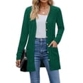 thumbnail image 5 of Fantaslook Fall Cardigan for Women Long Sleeve Open Front Cardigan Casual Button Down Coat with Pockets, 5 of 9