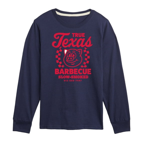 Instant Message - Texas BBQ  - Toddler & Youth Long Sleeve Graphic T-Shirt