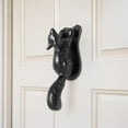 thumbnail image 2 of Renovators Supply Door Knockers for Front Door 6.75" Black Cast Iron Squirrel Shaped Door Knocker w/Screws, 2 of 12