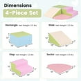 thumbnail image 3 of Gymax Climb and Crawl Foam Block Play Set for Children Development Indoor Active Play, 3 of 10