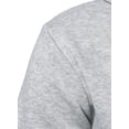 thumbnail image 4 of Hood Crew Fashion Men's Hoodies Zip-up Sweatshirts Fleece Long Sleeve Pullover Slim Fit Sport wear with Pocket Lightgray M, 4 of 8
