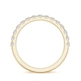 thumbnail image 3 of Diamond Eternity Band Ring for Women Yellow Gold Plated Solid 925 Sterling Silver Stackable Ring Unique Anniversary Promise Ring Jewelry Gift for Her Ring Size 9, 3 of 4
