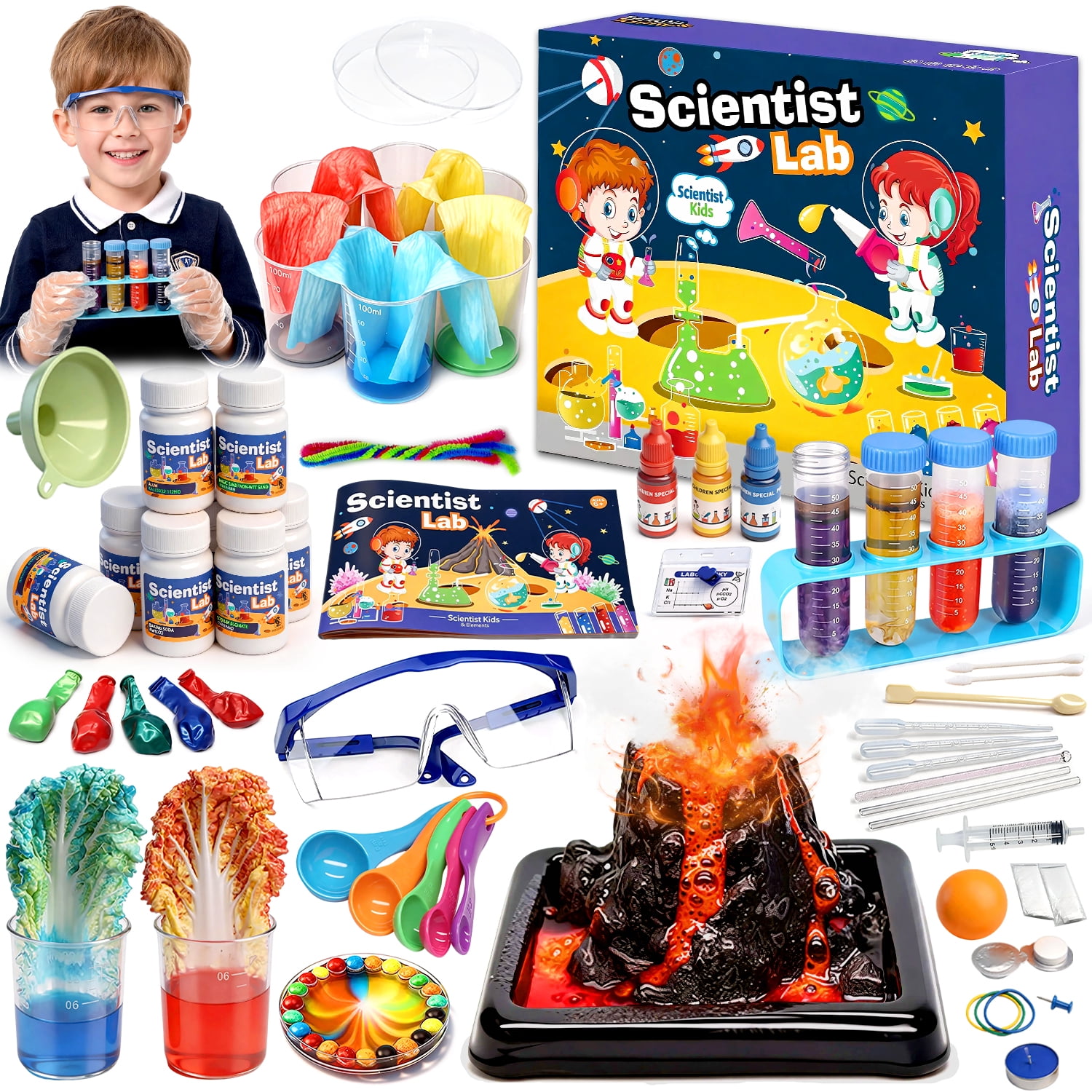 Project Chemistry DIY Activity Kit for Kids Ages 5+: Create Over