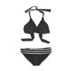 thumbnail image 1 of La Blanca Tankini de 2 piezas con banda fruncida para mujer, estilo hipster, negro, 8 La Blanca Tankini, 1 of 2