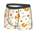 thumbnail image 2 of Wukai Squirrel Maple Leaves And Nuts Print Men’s Underwear Breathable Boxer Briefs,&nbsp;Moisture Wicking & Breathable-XX-Large, 2 of 7