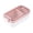 Pink, variant on WEGFTDUOP Refrigerator Sealed Compartment Fruit Fresh-keeping Box Transparent With Lid Portable Microwave-heated Lunch Box Lunch Box