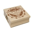 thumbnail image 1 of Lunar Moth Moon Phases Waning Waxing Crescent Square Rubber Stamp Stamping Scrapbooking Crafting - Large 2.75in, 1 of 7