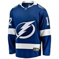 thumbnail image 2 of Men's Fanatics Jakob Pelletier Blue Tampa Bay Lightning Home Breakaway Jersey, 2 of 3