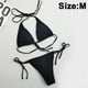 thumbnail image 2 of Traje de baño de 2 piezas para mujer Halter Triangle Bikini Swimsuit Adepaton CPB-US-WZY118-7, 2 of 5