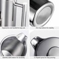 thumbnail image 6 of Tepsmf Double-layer Stainless Steel Coffee Pot Insulation Coffee Maker Press Coffee Pot Stainless Steel 304 - 350ML, 6 of 10