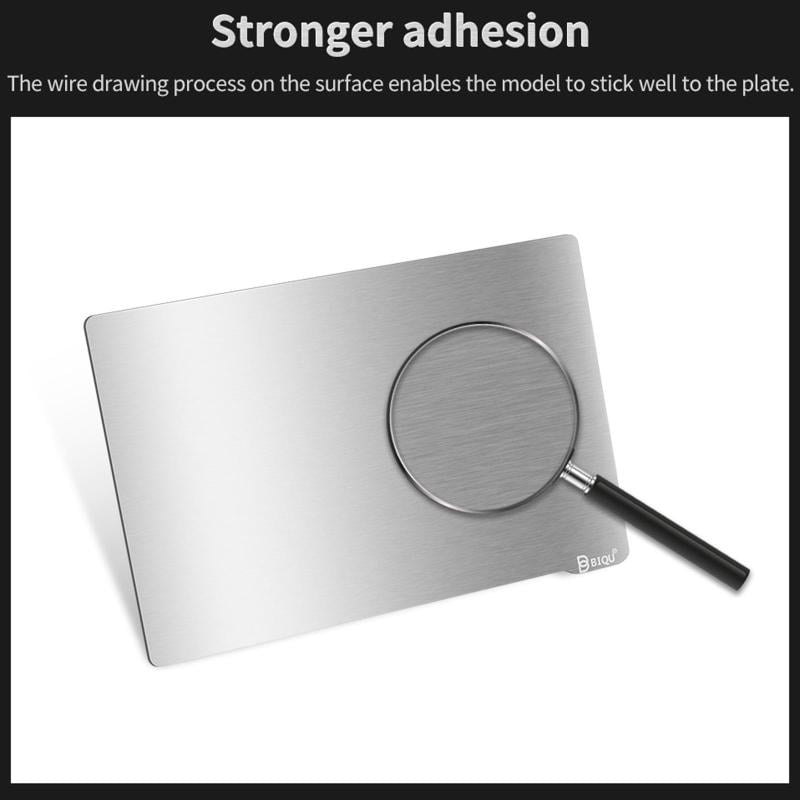 Generic Flexible Resin Build Plate & Magnetic Sticker Heatbed Flex Bed for SLA/DLP 3D Printer High Performance 135x75mm